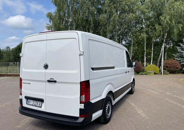 Volkswagen Crafter cena 116850 przebieg: 126140, rok produkcji 2020 z Siedlce małe 106